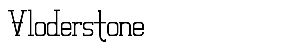 Vloderstone font preview
